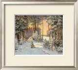 Winterwoods Poster by Sorgei Artov