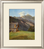 The Chalet Poster by Ferdinand Georg Waldmueller