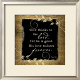 Give Thanks Print by Jennifer Pugh