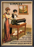 Simplex Ironer, 1915 Print by D. Dettelbach