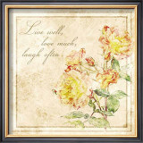 Florals, Live Laugh Love Posters by Jessica Vonammon