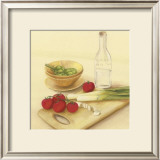 Cutting Board with Tomatoes and Onions Prints by David Col