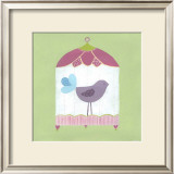 Patchwork Birdcage I Posters by Erica J. Vess