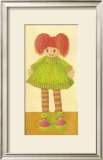 Doll with Green Dress Prints by Alba Galan
