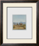 Riders at Tegernsee Print by Wilhelm Alexander Wolfgan Von Kobell