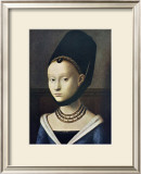 Portrait de Jeune Femme Posters by Petrus Christus