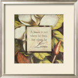 Man Is Not Where He Lives Prints by Stephanie Marrott