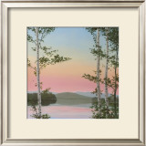 Cooper Sunset Birches Posters by Elissa Gore