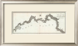 General Map of the River Ohio, Plate 3, c.1796 Framed Giclee Print by George Henri Victor Collot