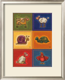 Six Petits Animals Posters by Raphaele Goisque