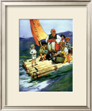 Way to Treasure Island Art by Harold Farnsworth