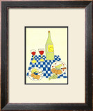 Wine and Cheese Picnic Posters by Lorraine Cook