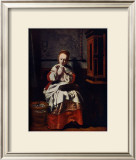 Jeune Fille Cousant Art by Nicolas Maes