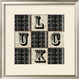 Building Blocks of Luck Posters by Nick Biscardi