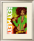 Sexy Girl in Reggae Party Prints by Noriko Sakura