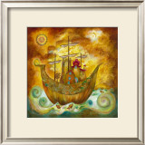 Les Vieux Galions Prints by Lyne Perinciolo Duluc