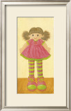 Doll with Pink Dress Poster by Alba Galan