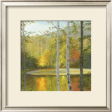 Cooper Lake, Autumn Print by Elissa Gore