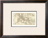 Theatrum Historicum, c.1705 Framed Giclee Print by Guillaume De Lisle