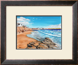 Rocks and Waves, Elie Posters by Elise Ferguson
