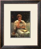 Girl Reading Print by Charles Edward Perugini