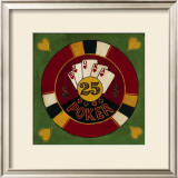 Twenty-Five Dollar Poker Chip Art by Gregory Gorham
