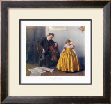 Chaconne Cellist and a Girl Art by Douglas Adams