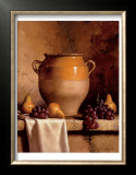 Confit Jar with Pears and Grapes Prints by Loran Speck