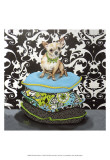 Chihuahua Pillows I Poster by Carol Dillon