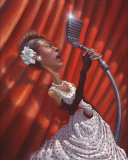 Harlem Rose Poster von Justin Bua