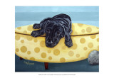 Lab on Yellow Posters par Carol Dillon