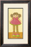 Doll with Pink Dress Art by Alba Galan