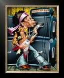 The Young Guitarist Posters by Adam Perez