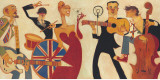 Invasion britannique (Rock anglais 60's) Posters par Clifford Bailey