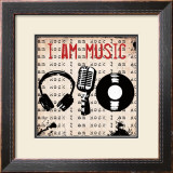 I Am Music Prints by Louise Carey