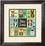 Doggy Family Posters by Jenn Ski