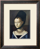 Portrait de Jeune Femme Prints by Petrus Christus