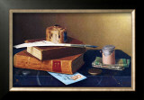 The Bankers Table Framed Giclee Print by William Michael Harnett
