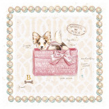 Papillon Puppy Purse Posters by Chad Barrett