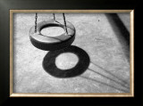 Tire Swing Framed Giclee Print by Stephen Lebovits