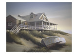 Dawn Beach Print by D.k. Gifford