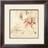 Florals, Love Conquers All Art by Jessica Vonammon