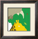 Safari Group: Giraffe and Rhino Prints by Yuko Lau