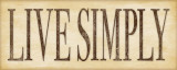 Live Simply Plakater af Stephanie Marrott