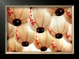 Japanese Lanterns Framed Giclee Print by Stephen Lebovits