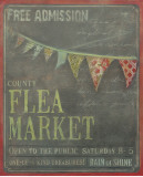 County Flea Market Poster van Mandy Lynne County Flea Market Poster van Mandy Lynne