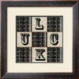 Building Blocks of Luck Prints by Nick Biscardi