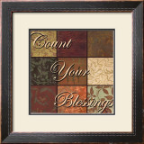 Words to Live By, Count Your Blessings Print by Smith-Haynes 