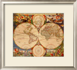 Orbis Terrarum Nova IV Poster por Nicholas Visscher Orbis Terrarum Nova IV Poster por Nicholas Visscher