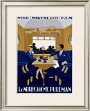 Nord-Wagons Lits-PLM Framed Giclee Print by Jean-raoul Naurac